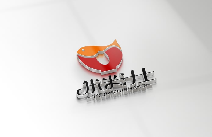 乌鲁木齐优米汁上快餐品牌logo设计-美无画设计出品
